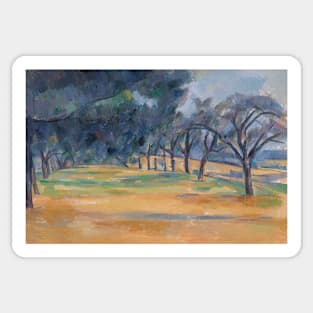 The Allee at Marines by Paul Cezanne Sticker